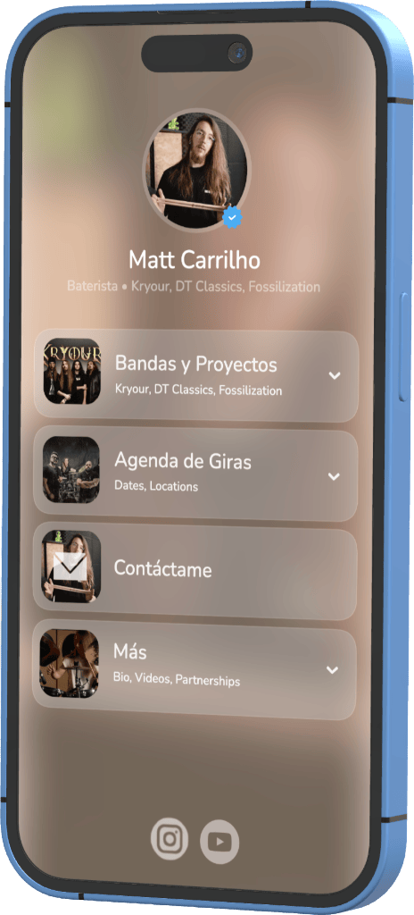 Matt profile mockup